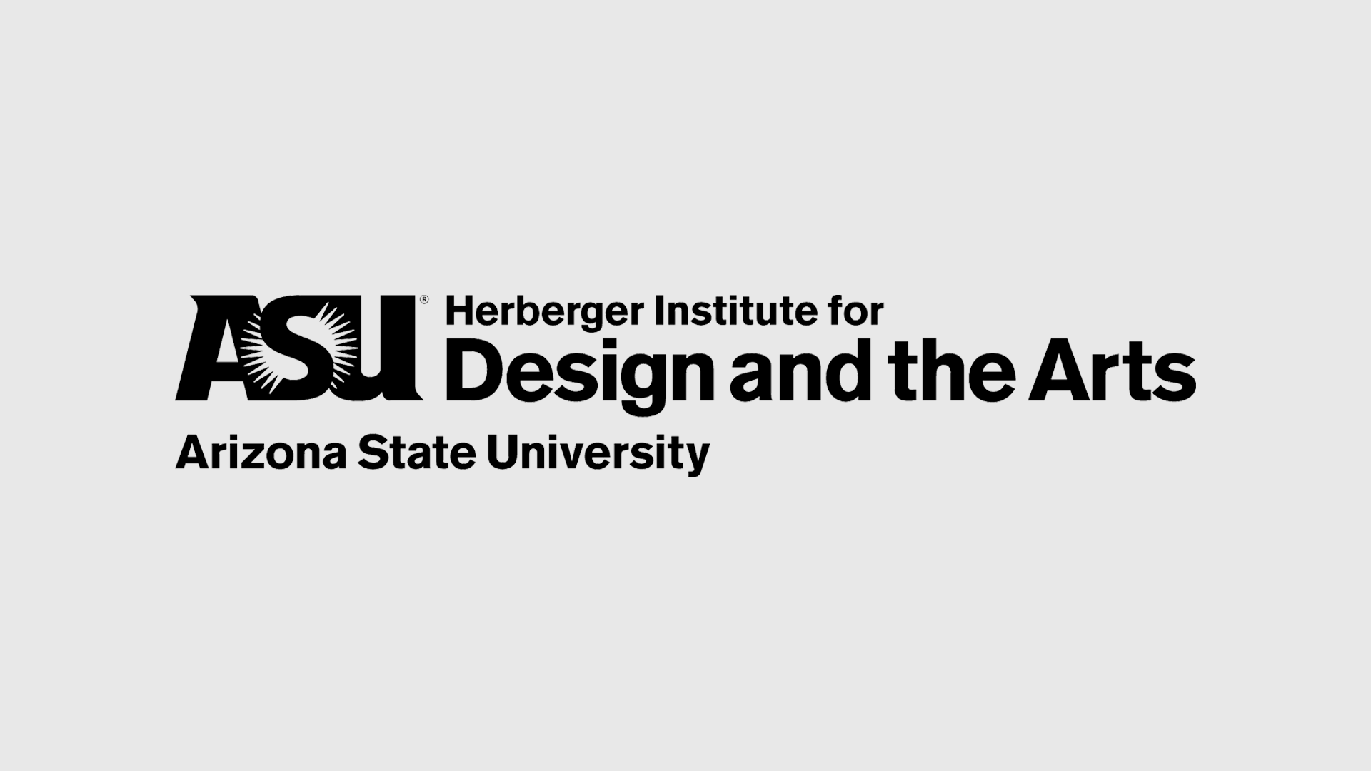 Partner logo for the Herberger Institute for Design and the Arts